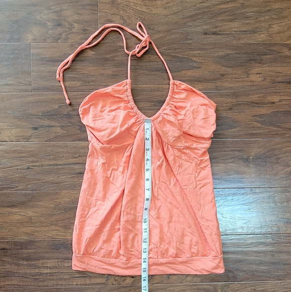 Victoria's Secret V-Neck Tie Orange Summer Tank Top Size Small - Picture 9 of 10